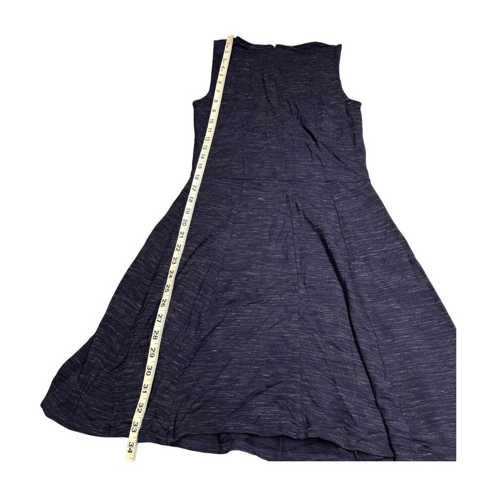 Dalia Navy Heathered Fit Flare A-Line Dress Size S - Picture 12 of 12